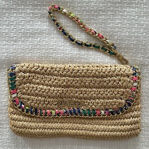 Lilly Pulitzer woven clutch